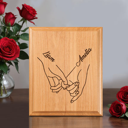 Personalized Wood Plaque, Personalized Marriage Plaque