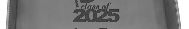 Engraved PU Leather Valet Tray Graduation - Gray
