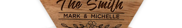 Personalized Coasters, Customized Wedding Gift for Couple - 4 pack