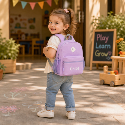 Personalized Toddler Backpack for Boys 2-4 – Custom Name Preschool & Kindergarten Mini Backpack