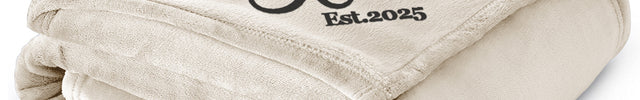 Personalized Blanket with Embroidered Name
