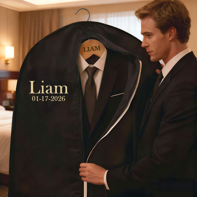 Personalized Garment bag for Groom Tuxedo