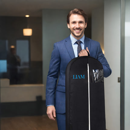 Personalized Garment bag for Business for Lawyer, Custom Suit organizer  with Name