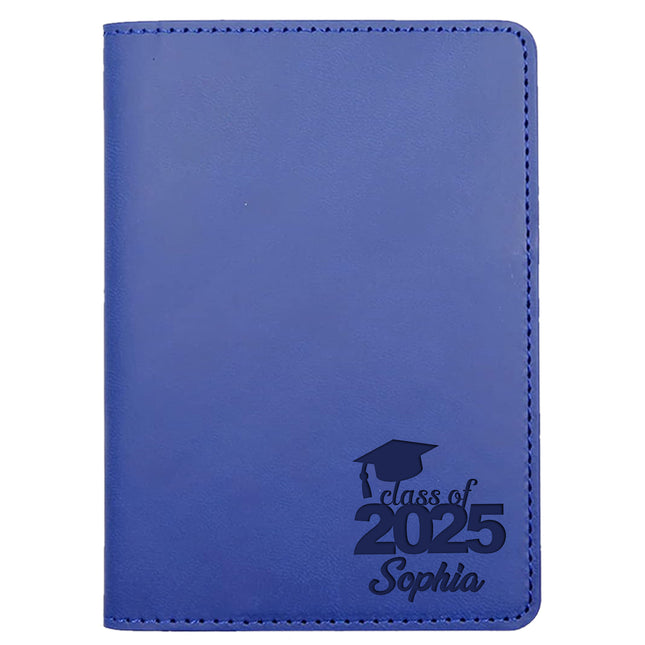 Personalized Passport Holder Cover Case with Engraved Name