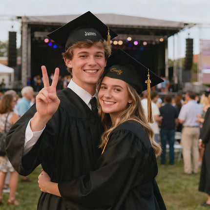 Personalized Graduation Cap with Embroidered Name – Custom Grad Hat Gift