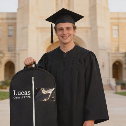 Personalized Garment Bag  Embroidered Name for Graduation Outfits - Class of 2026