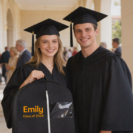 Personalized Garment Bag  Embroidered Name for Graduation Outfits - Class of 2026