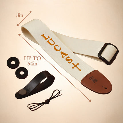 Personalized  Guitar Strap for Bass, Electric & Acoustic Guitar