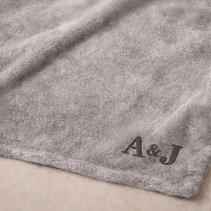 Personalized Fleece Throw Blanket – Custom Name 60x80 Cozy Gift