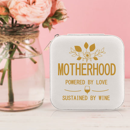 custom engraved jewelry box organizer for mom personalized jewelry travel box for women