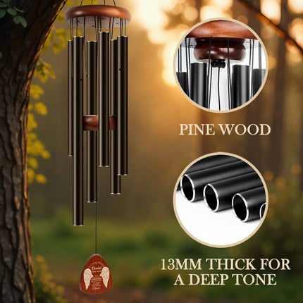 Personalized Memorial Wind Chimes with Custom Name