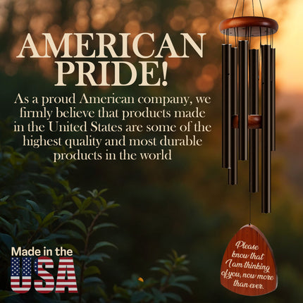 Personalized Memorial Wind Chimes with Custom Name