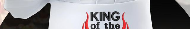 Embroidered King of The Grill Chef Hat