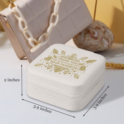 custom engraved jewelry box for women personalized jewelry organizer travel box for girls customized ring box for mom