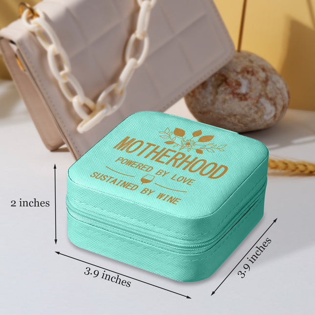 custom engraved jewelry box organizer for mom personalized jewelry travel box for women