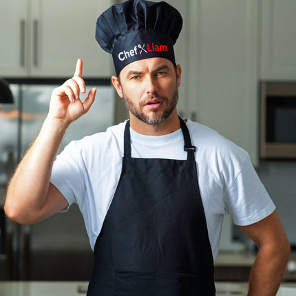 Personalized Grill Chef Hat with Custom Name