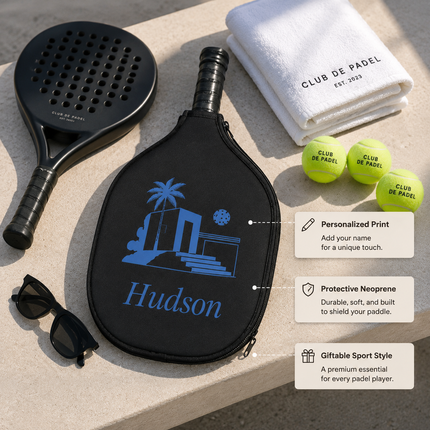 Personalized Pickleball Paddle Cover with Custom Name