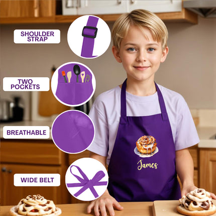 Personalized Kids Apron for Cooking & Baking Kids Kitchen Apron