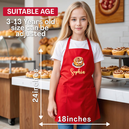 Personalized Kids Apron for Cooking & Baking Kids Kitchen Apron