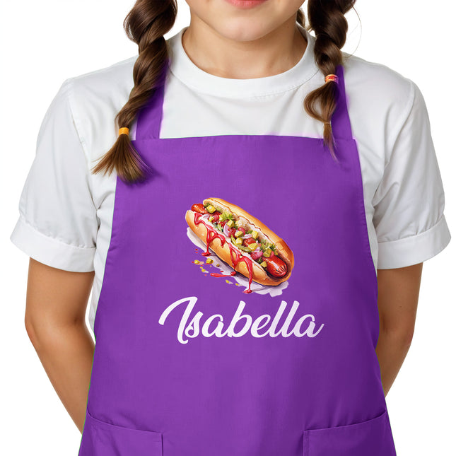 Custom Kids Apron with Name Kids Kitchen Apron