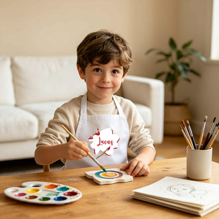 Personalized Kids Apron for Painting and Craft