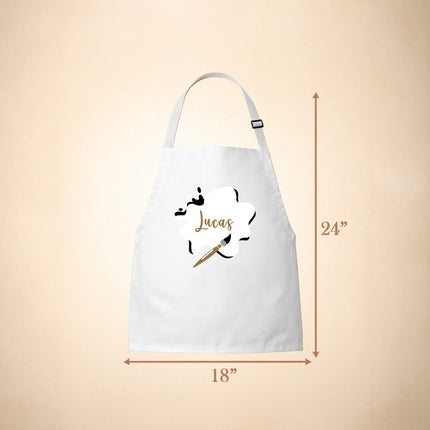 Personalized Kids Apron for Painting and Craft