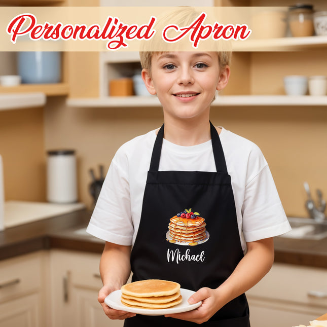 Personalized Kids Apron for Cooking, Food Designs Unisex Aprons