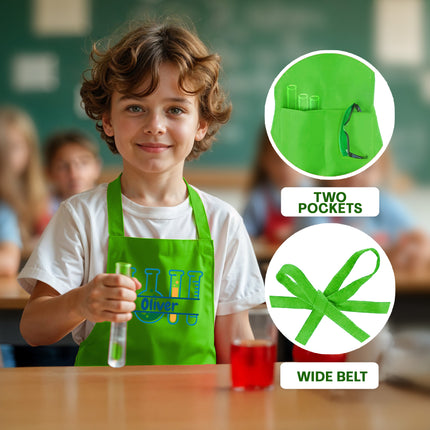 Personalized Science Apron for Kids with Custom Name