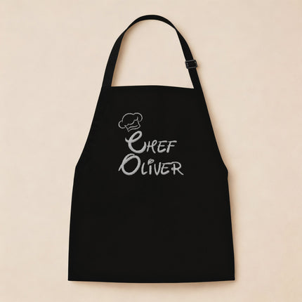 Personalized Kids Chef Apron with Custom Name Embroidery – Cooking Gift