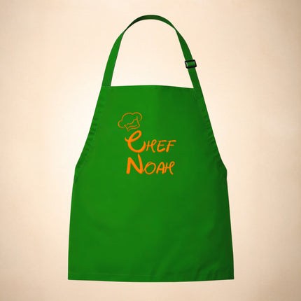 Personalized Kids Chef Apron with Custom Name Embroidery – Cooking Gift