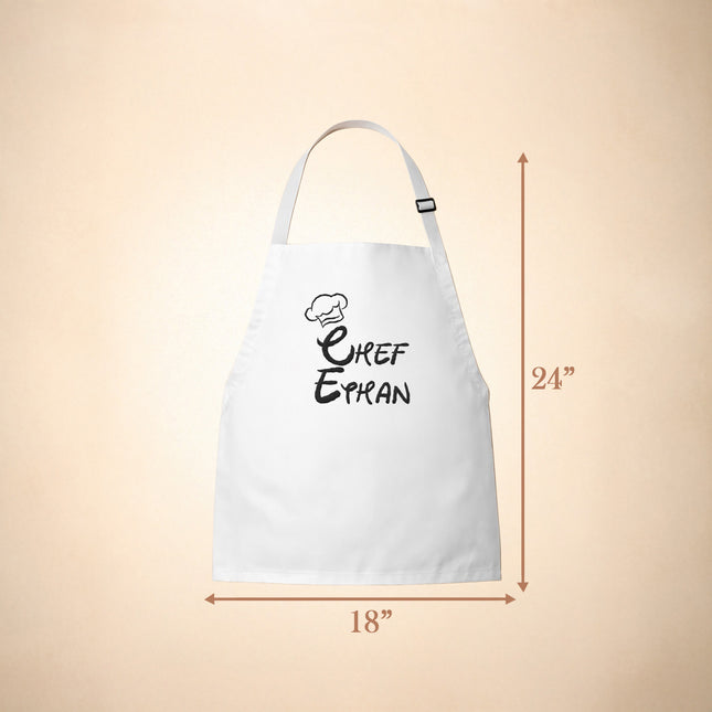 Personalized Kids Chef Apron with Custom Name Embroidery – Cooking Gift