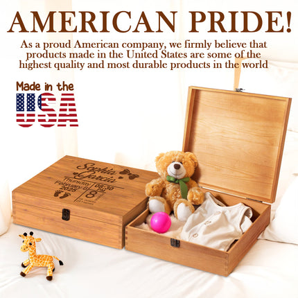 Personalized Baby Girl Memory Box