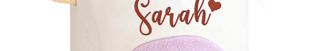 Kids Laundry Basket with Embroidered Name
