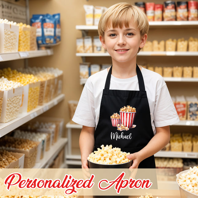 Personalized Kids Apron for Cooking & Baking, Food Designs