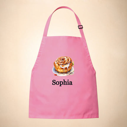 Personalized Kids Apron for Cooking, Food Designs Unisex Aprons, Pancake, Burger, Hotdog, Popcorn, Cupcake