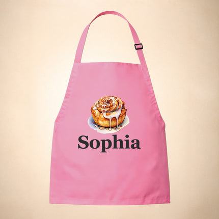 Personalized Kids Apron for Cooking, Food Designs Unisex Aprons, Pancake, Burger, Hotdog, Popcorn, Cupcake