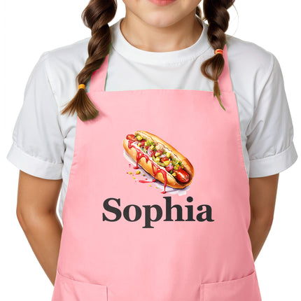 Custom Kids Apron with Name Kids Kitchen Apron