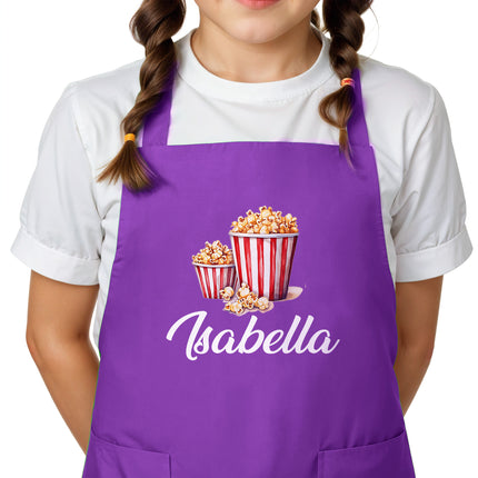 Personalized Kids Apron for Cooking & Baking, Food Designs