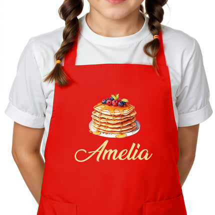 Personalized Kids Apron for Cooking, Food Designs Unisex Aprons