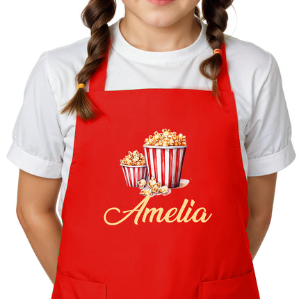 Personalized Kids Apron for Cooking & Baking, Food Designs