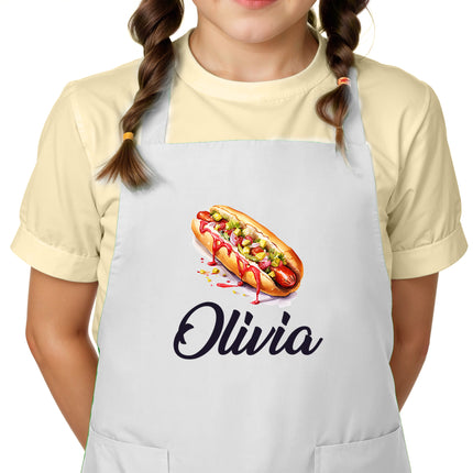 Custom Kids Apron with Name Kids Kitchen Apron