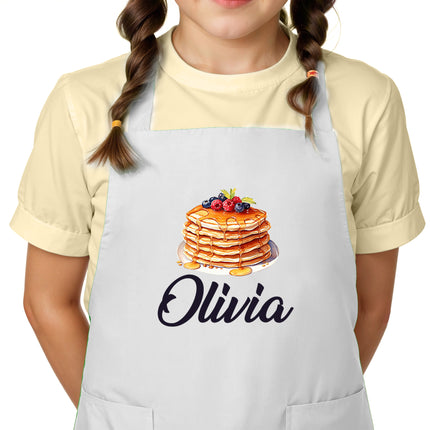Personalized Kids Apron for Cooking, Food Designs Unisex Aprons