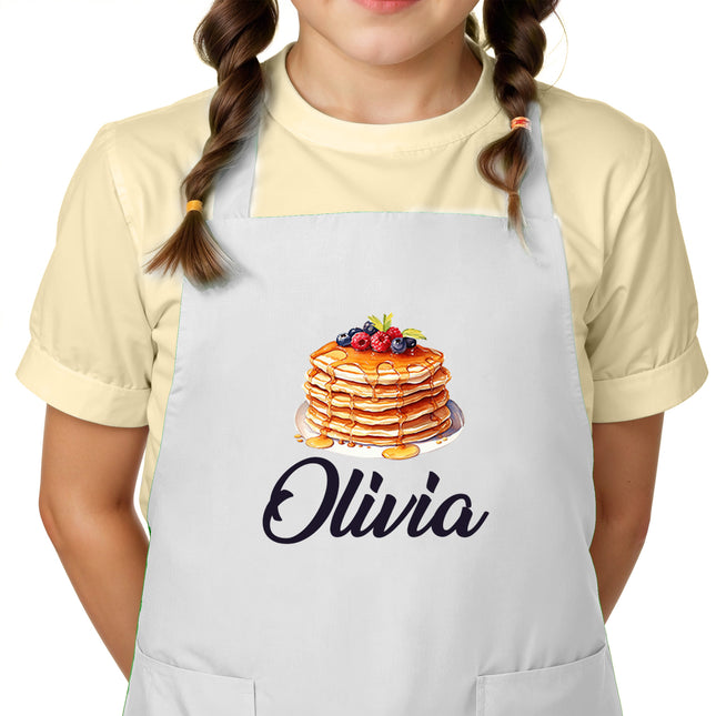Personalized Kids Apron for Cooking, Food Designs Unisex Aprons