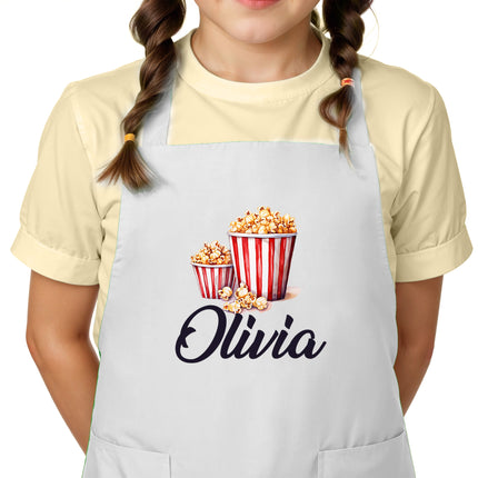 Personalized Kids Apron for Cooking & Baking, Food Designs