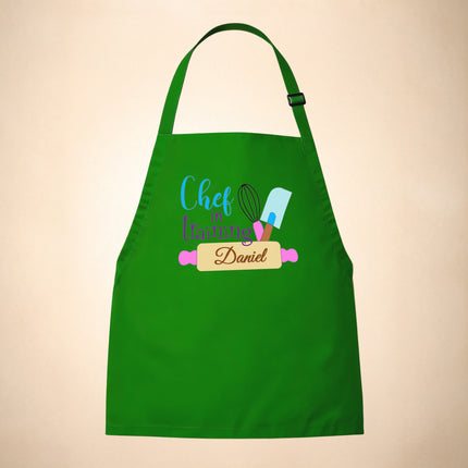 Personalized Kids Apron Chef In Training
