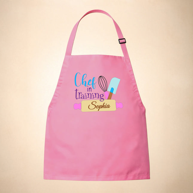 Personalized Kids Apron Chef In Training