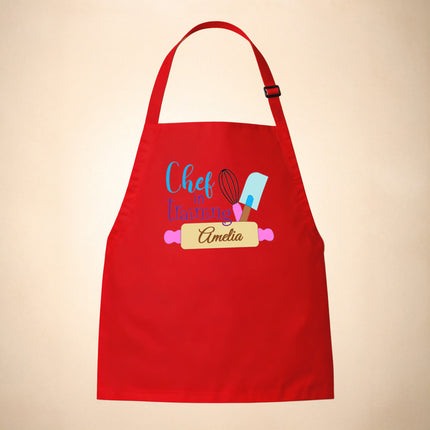 Personalized Kids Apron Chef In Training