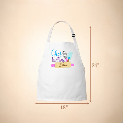 Personalized Kids Apron Chef In Training