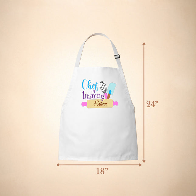 Personalized Kids Apron Chef In Training