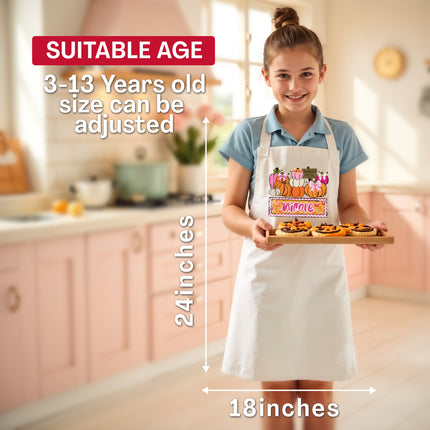 Personalized Kids Apron for Kitchen with Name